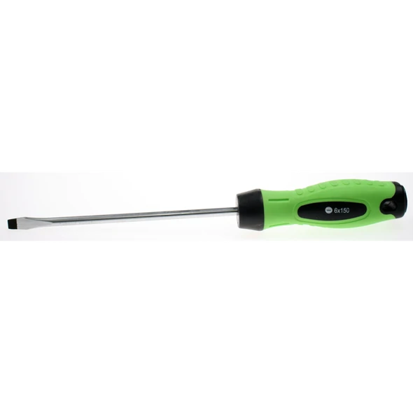 Sealey Screwdriver (slotted) 6x150mml 'hi-vis'