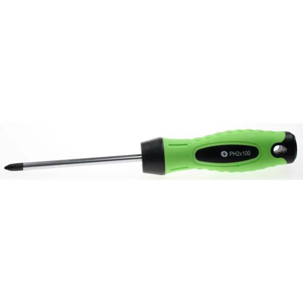 Sealey Screwdriver (phillips) 2x100mml 'hi-vis'