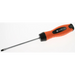 Sealey Screwdriver (slotted) 3x75mml 'hi-vis orange'