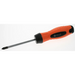 Sealey Screwdriver (pozi) 1x75mml 'hi-vis orange'