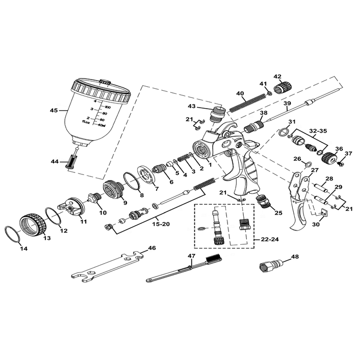 Sealey Needle Packing Gasket