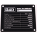 Sealey Nameplate (for MAG110V only)