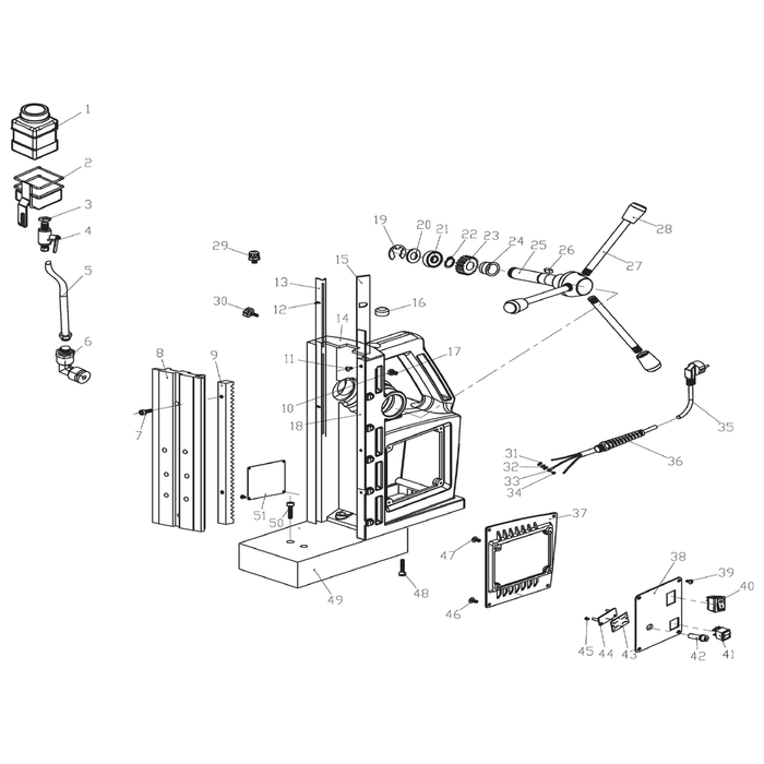 Sealey Flat Bar for Upright Bracket