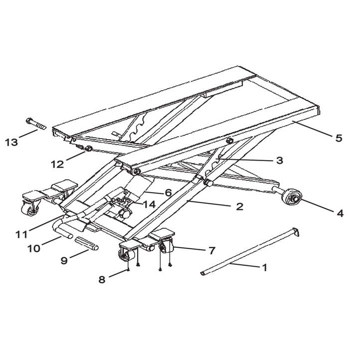 Sealey Castor Wheel Bracket