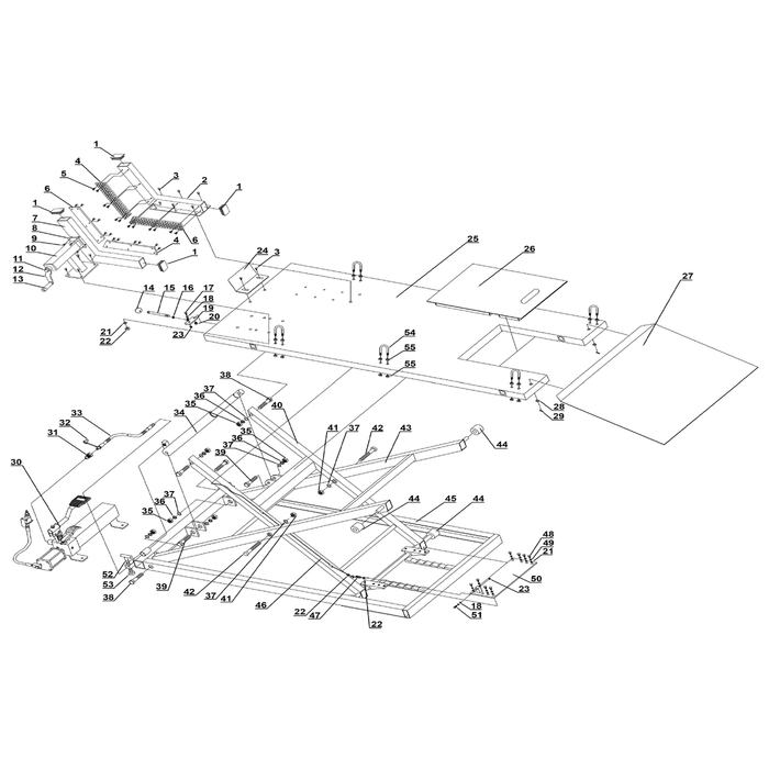 Sealey Hardware Kit for MC680A