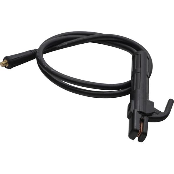 Sealey 1.6m 25mm² Cable with Electrode Holder (c/w 10-25 Dinse Connectors)