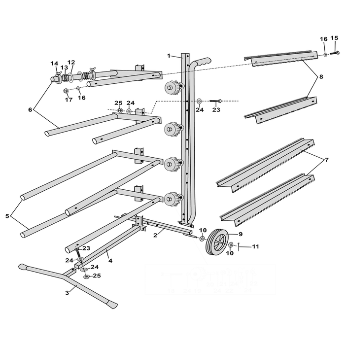 Sealey Support Assembly 16"
