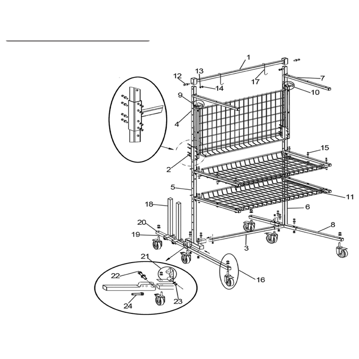 Sealey Castor Wheel Set