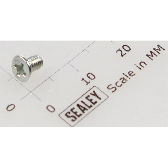 Sealey Csk phillips machine screw m3x5 (single)
