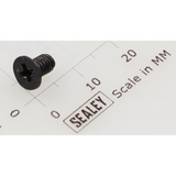 Sealey Csk phillips machine screw m4x6 black MSC46.SB