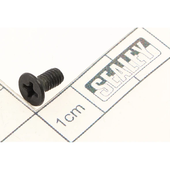 Sealey Csk phillips machine screw m4x8 black