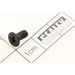 Sealey Csk phillips machine screw m4x8 black