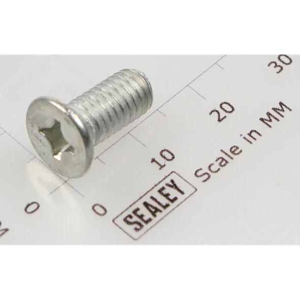 Sealey Csk Phillips Machine Screw M6 X 15 Zinc