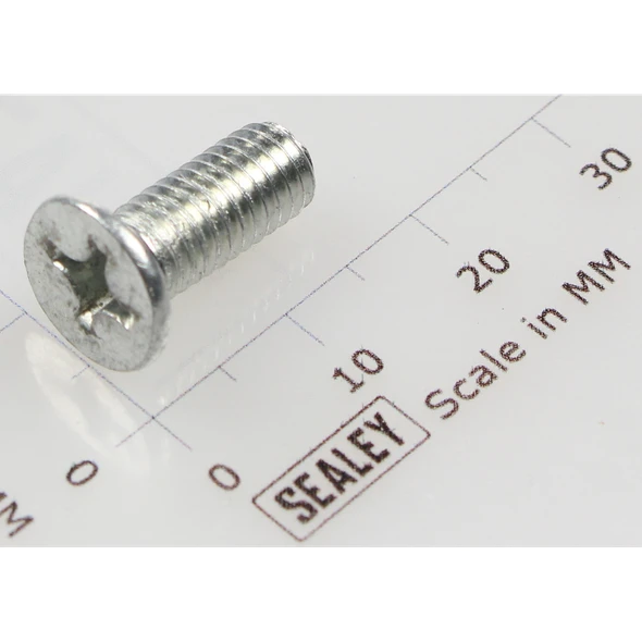 Sealey Csk phillips machine screw m6x16 (single)