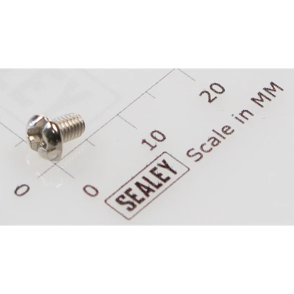 Sealey Machine screw pan head phillips m3x5mm (single)