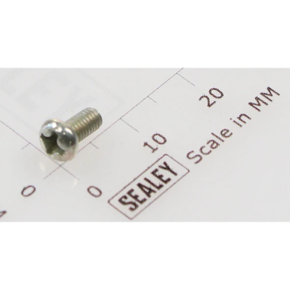 Sealey Machine screw pan head phillips m3x6mm (single