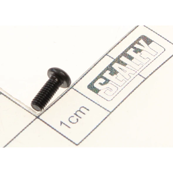 Sealey Machine screw pan head phillips m3x8mm black