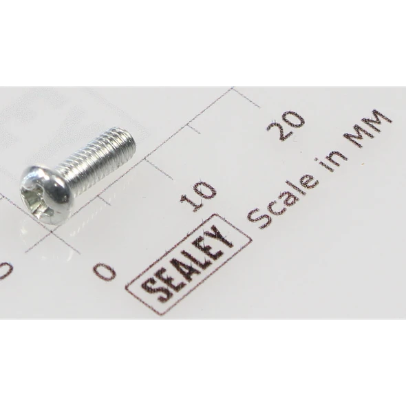 Sealey Machine screw pan head phillips m3x8mm (single)