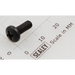 Sealey Machine screw pan head phillips m4x10mm black