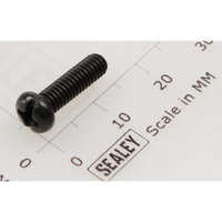 Sealey Machine screw pan head phillips m4x14mm black MSP414.SB