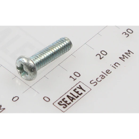 Sealey Machine screw pan head phillips m4x14mm (single)