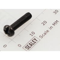 Sealey Machine screw pan head phillips m4x16mm black MSP416.SB