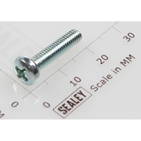 Sealey Machine screw pan head phillips m4x18mm (single) MSP418.S