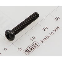 Sealey Pan head machine screw black m4x22 MSP422.SB