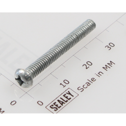 Sealey Machine screw pan head phillips m4x30mm (single)