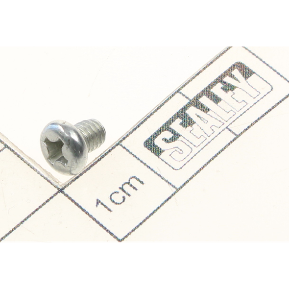 Sealey Machine screw pan head phillips m4x5mm (single)