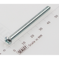 Sealey Machine screw pan head phillips m4x50mm (single) MSP450.S