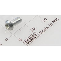 Sealey Machine screw pan head phillips m4x8mm (single) MSP48.S