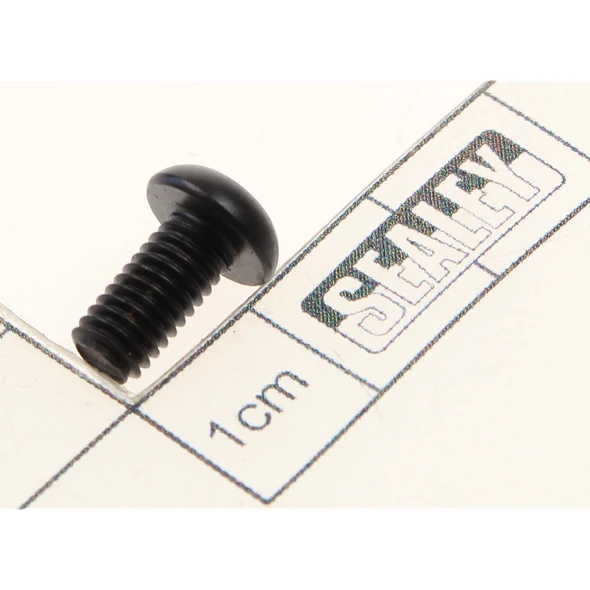 Sealey Machine screw pan head phillips m5x10mm black