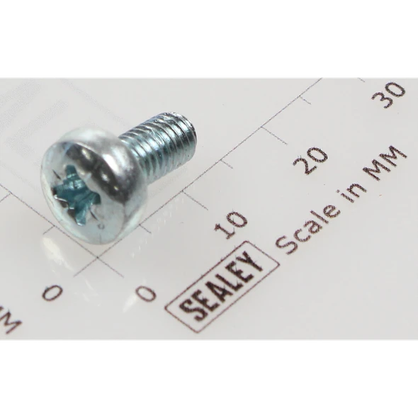 Sealey Machine screw pan head phillips m5x10mm (single)