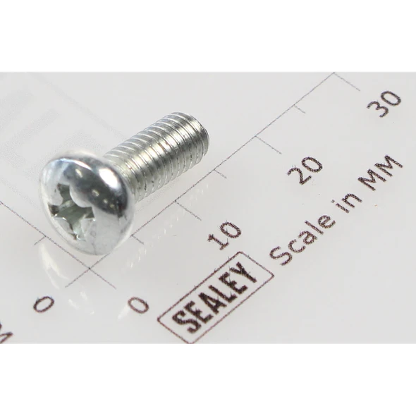 Sealey Machine screw pan head phillips m5x12mm (single)