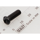 Sealey Machine screw pan head phillips m5x14mm black MSP514.SB