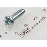 Sealey Machine screw pan head phillips m5x16mm (single) MSP516.S