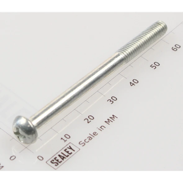 Sealey Machine screw pan head phillips m5x60mm (single)