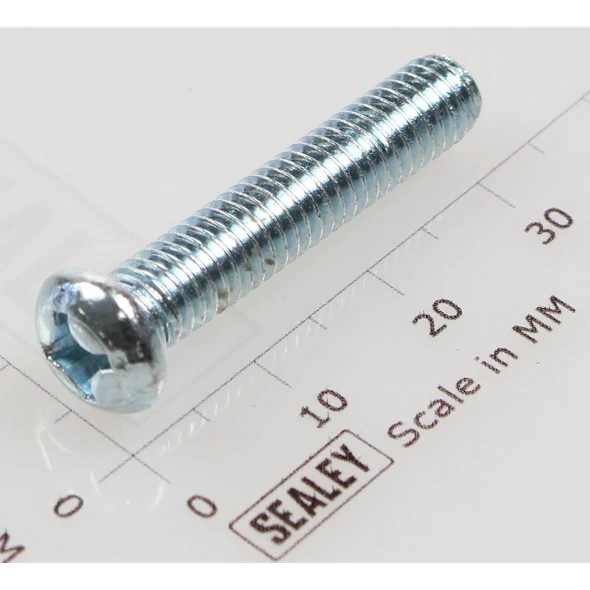 Sealey Machine screw pan head phillips m6x30mm (single)
