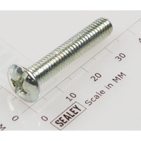Sealey Machine screw pan head phillips m6x32mm (single) MSP632.S