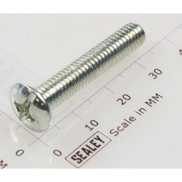 Sealey Machine screw pan head phillips m6x32mm (single)