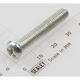 Sealey Machine screw pan head phillips m6x35mm (single) MSP635.S