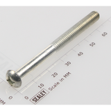 Sealey Machine screw pan head phillips m6x55mm (single) MSP655.S