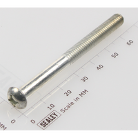 Sealey Machine screw pan head phillips m6x55mm (single) MSP655.S
