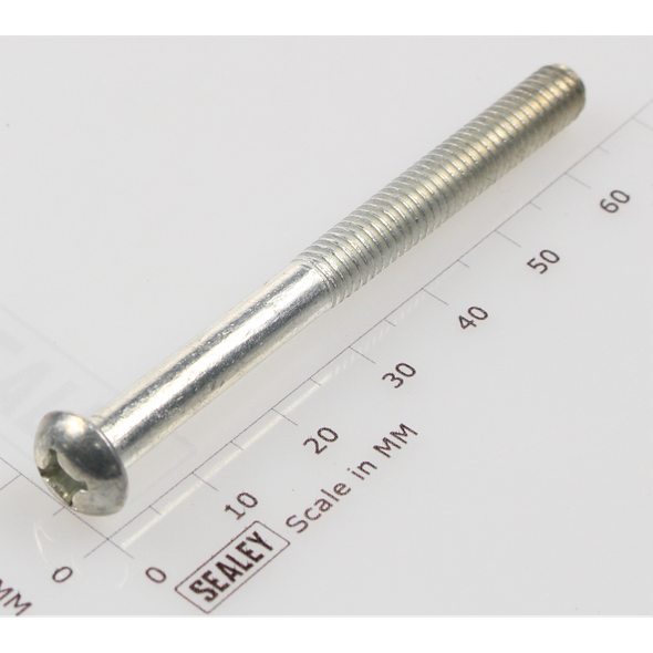 Sealey Machine screw pan head phillips m6x55mm (single)