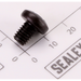 Sealey Machine Screw Pan Head Phillips M6 X 8mm Black