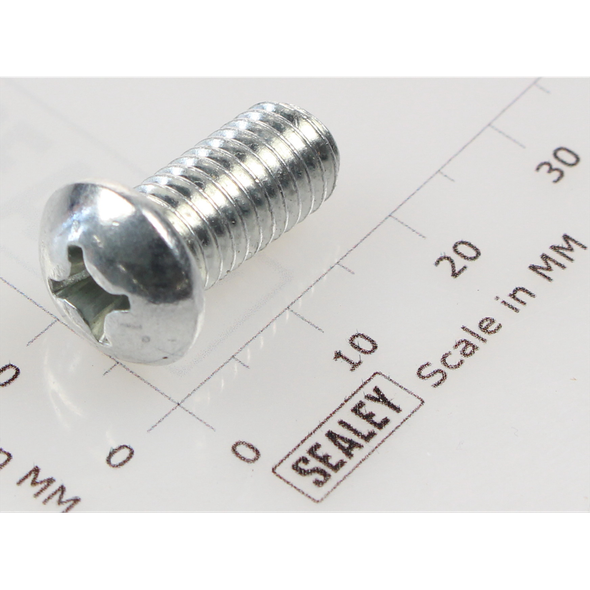 Sealey Machine screw pan head phillips m8x16mm (single)