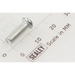Sealey Machine screw pan head slotted m4x12mm (single)