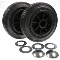 Sealey Wheel,front fixed (c/w hub caps)(160x25x40)(pair) MSS.01