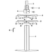 Sealey Knob, Plastic, Threaded